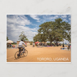 Postales de viaje al mercado de Tororo Uganda