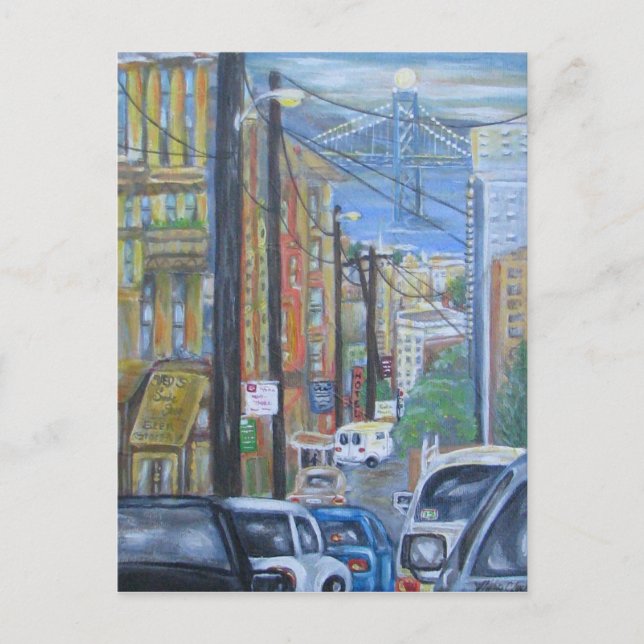 Postales de viaje al trabajo de San Francisco (Anverso)