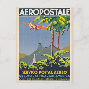 Postales de viaje de aeródromos de época