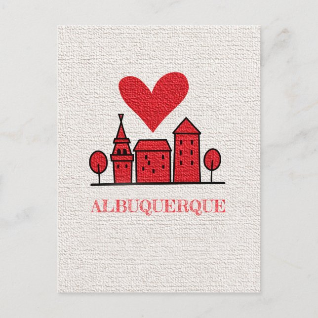 Postales de viaje de Albuquerque Nuevo México (Anverso)