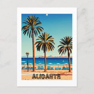 Postales de viaje de Alicante España Beach View