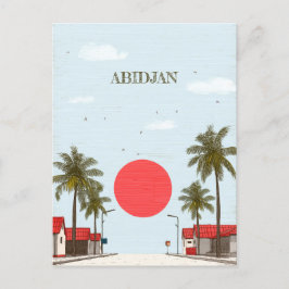 Postales de viaje de Costa de Marfil de Abiyán