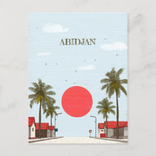 Postales de viaje de Costa de Marfil de Abiyán