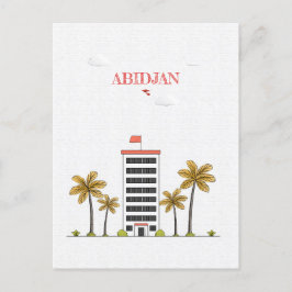 Postales de viaje de Costa de Marfil de Abiyán