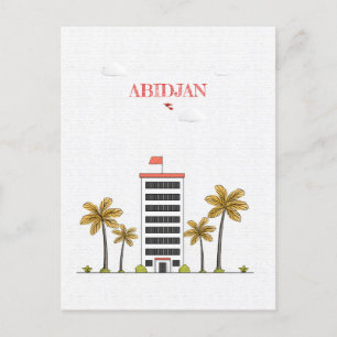 Postales de viaje de Costa de Marfil de Abiyán