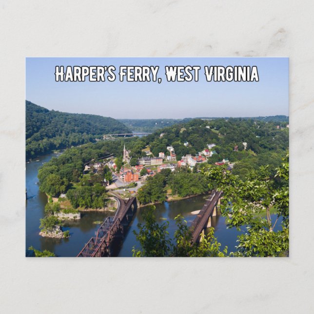 Postales de viaje de Harper en Virginia Occidental (Anverso)