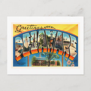 Postales de viaje de la vieja vieja época de Delaw