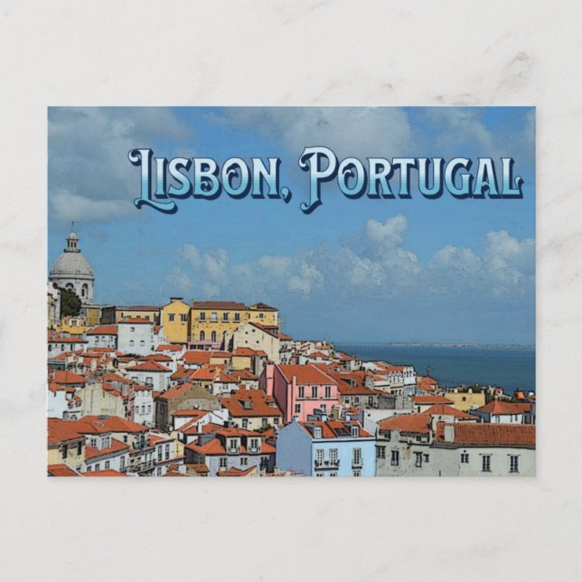 Postales de viaje de Lisboa y Portugal (Anverso)