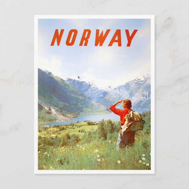 Postales de viaje de Noruega (Anverso)