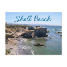 Postales de viaje de Shell Beach