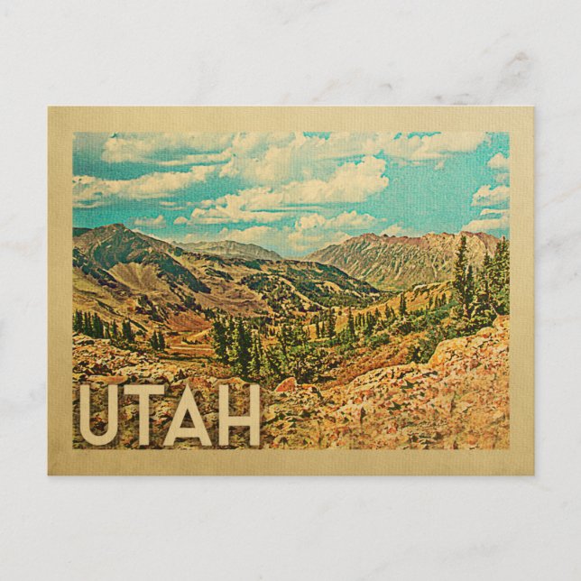 Postales de viaje de Utah Vintage (Anverso)