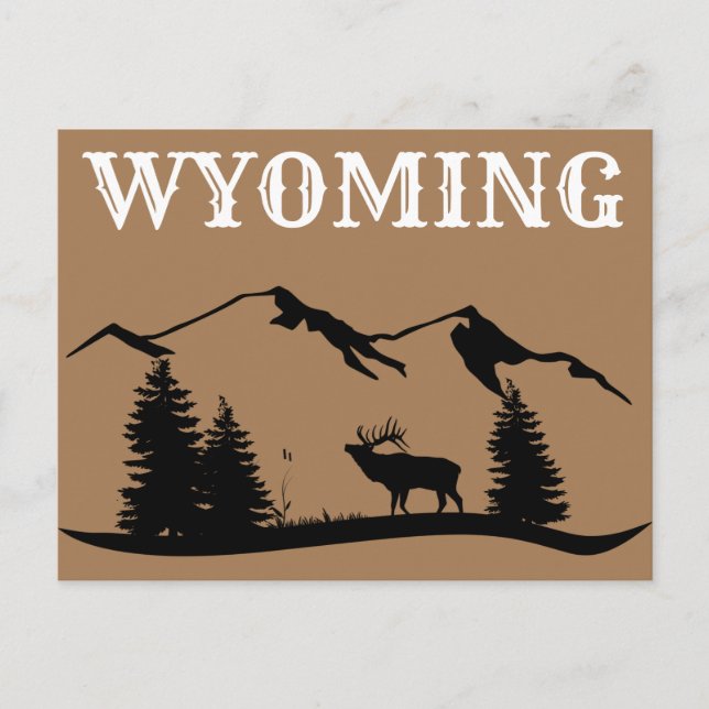 Postales de viaje de Wyoming (Anverso)