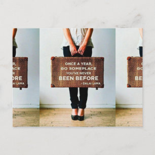 Postales de viaje del Dalai Lama