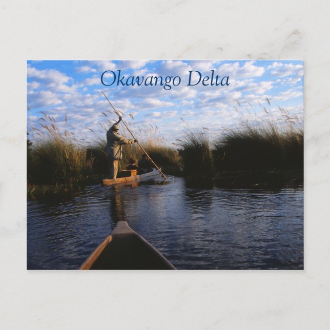 Postales de viaje del Delta del Okavango (Anverso)