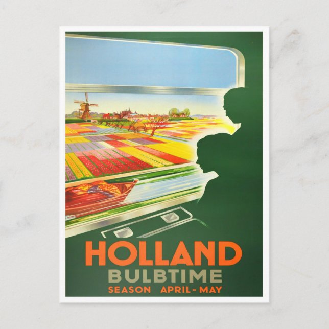 Postales de viaje en horario de bóveda en Holanda (Anverso)