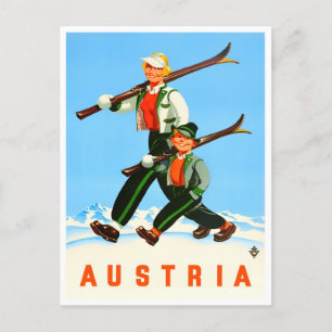 Postales de viaje vintage de Austria