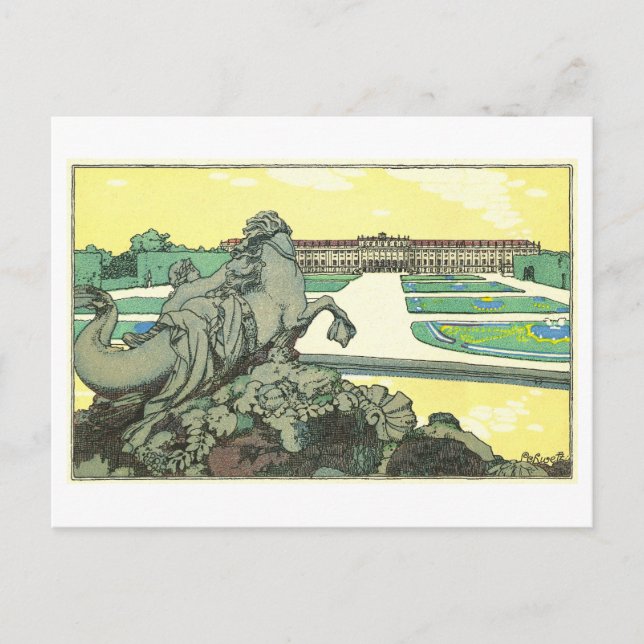 Postales de Viena Schloss Schönbrunn (Anverso)
