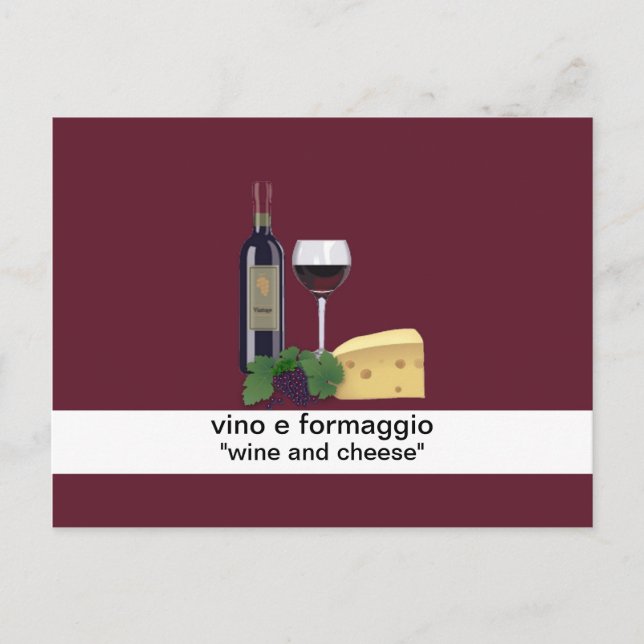Postales de vino y queso (Anverso)
