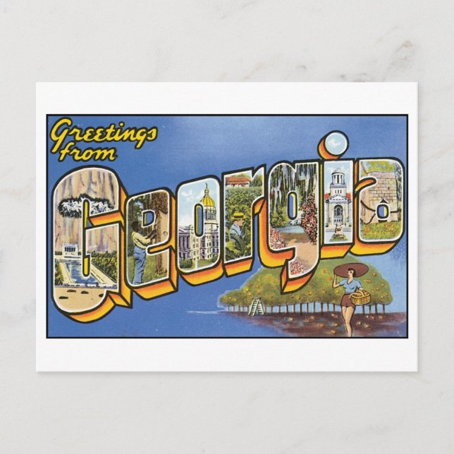 Postales de VIntage Georgia (Anverso)