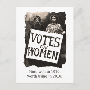 Postales de Vintage Women Vote 2016