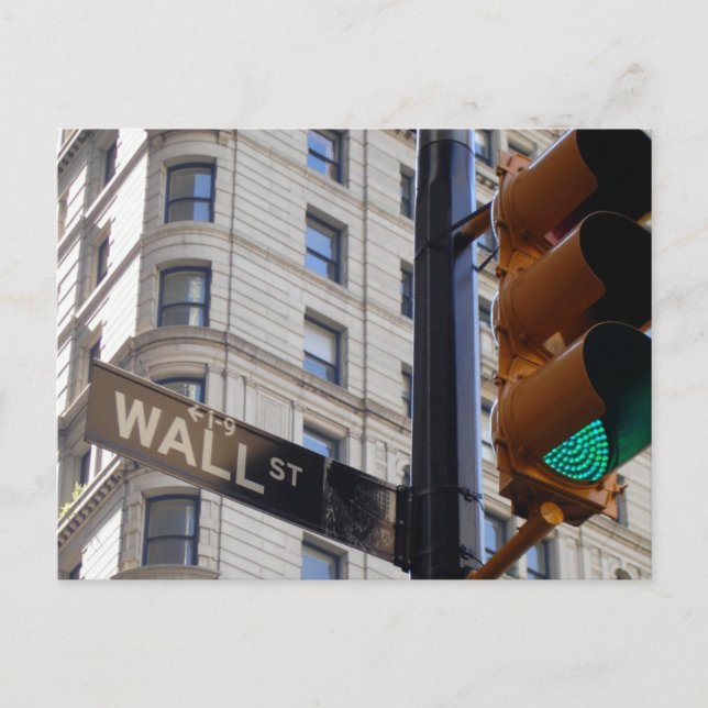 Postales de Wall Street NYC (Anverso)