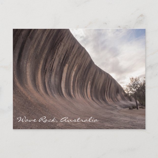 Postales de Wave Rock Australia (Anverso)