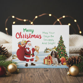 Postales de Welsh Springer Spaniel navidad