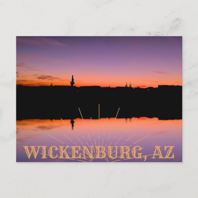 Postales de Wickenburg Sunset (Anverso)
