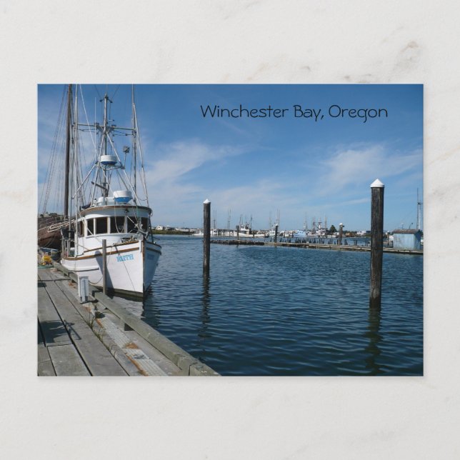Postales de Winchester Bay, Oregón (Anverso)