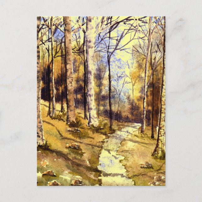 Postales de 'Woodland Path' (Anverso)
