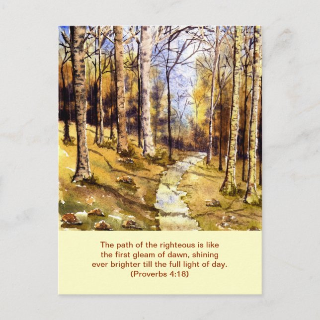 Postales de 'Woodland Path (cristiano)' (Anverso)