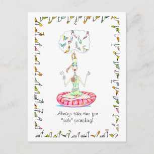 Postales de zapatos de yoga