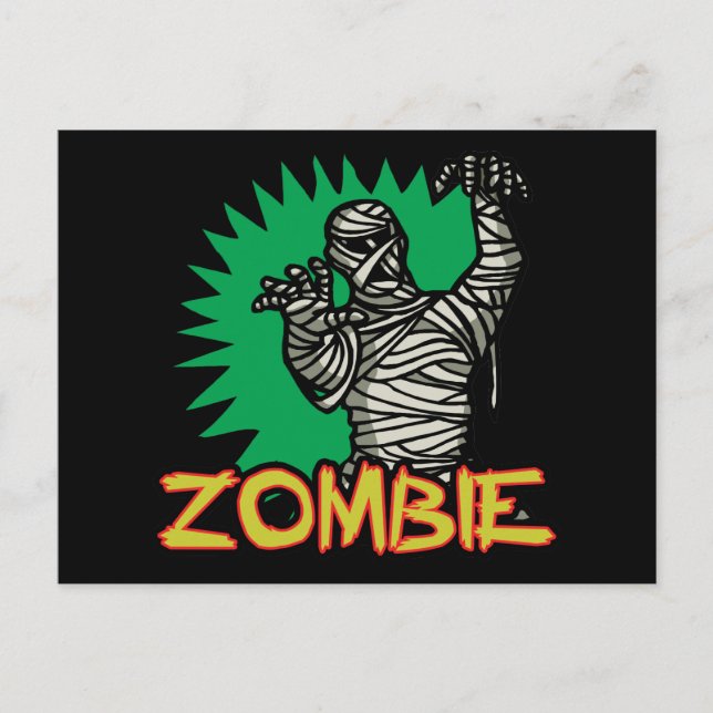 Postales de Zombie Mummy (Anverso)