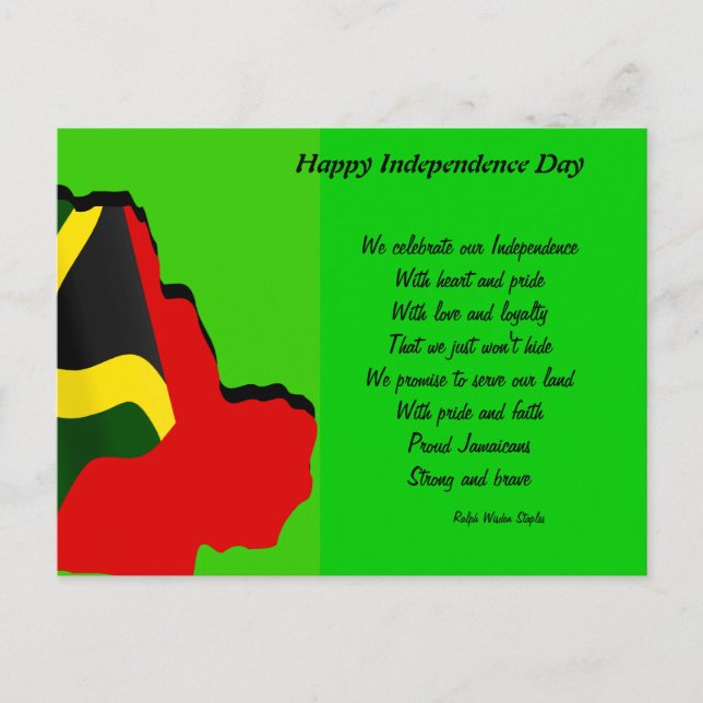 Postales del 50 aniversario de Jamaica (Anverso)