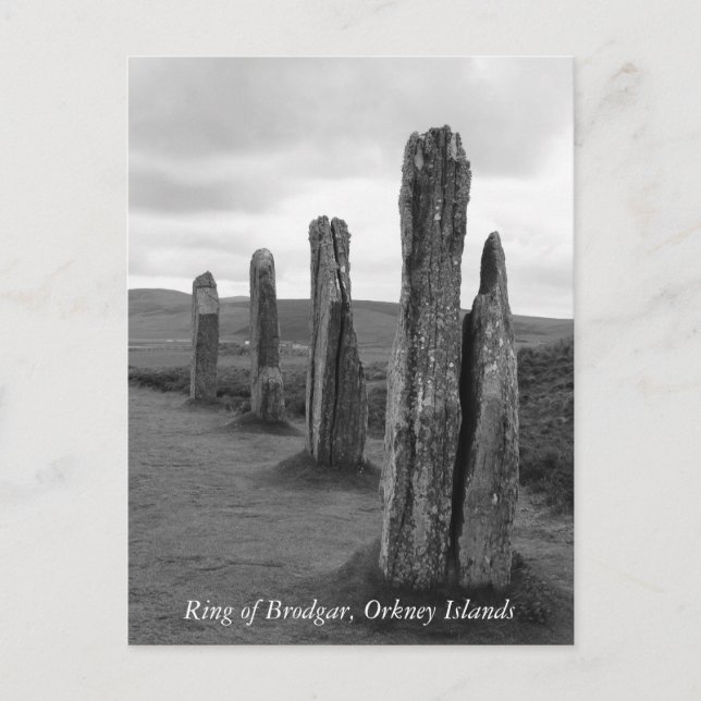 Postales del anillo de Brodgar, Islas Orkney (Anverso)