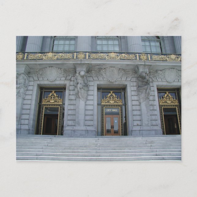 Postales del ayuntamiento de San Francisco (Anverso)