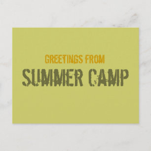 Postales del campamento de verano