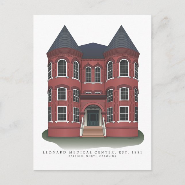 Postales del Centro Médico Leonard (Anverso)