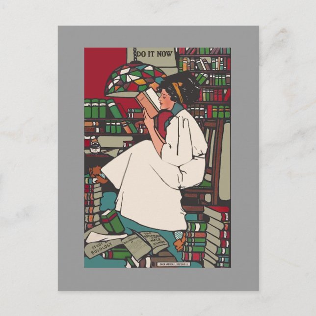 Postales del Chica de Vintage College (Anverso)