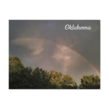 Postales del cielo arcoiris de Oklahoma