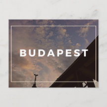 Postales del cielo nublado de Budapest