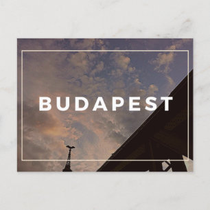 Postales del cielo nublado de Budapest