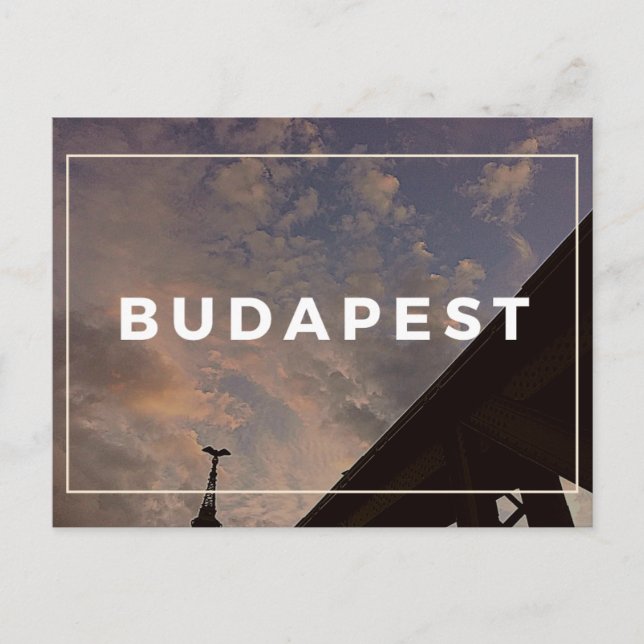 Postales del cielo nublado de Budapest (Anverso)