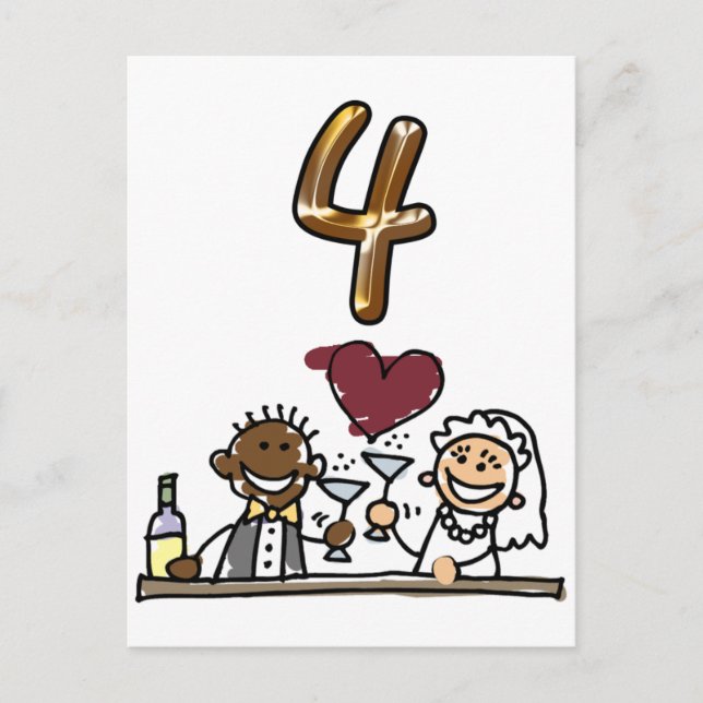 Postales del cuadro número 4 del personalizado (Anverso)