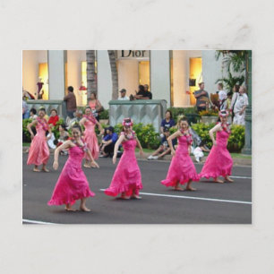 Postales del desfile de vacaciones en Hawái