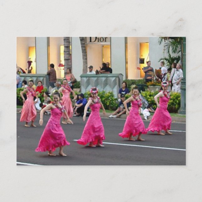 Postales del desfile de vacaciones en Hawái (Anverso)