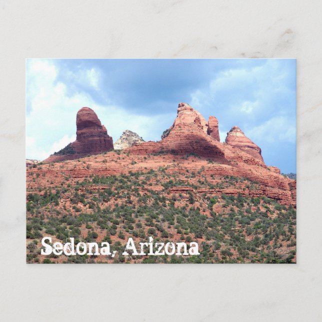 Postales del desierto Rojo de Sedona Arizona en el (Anverso)