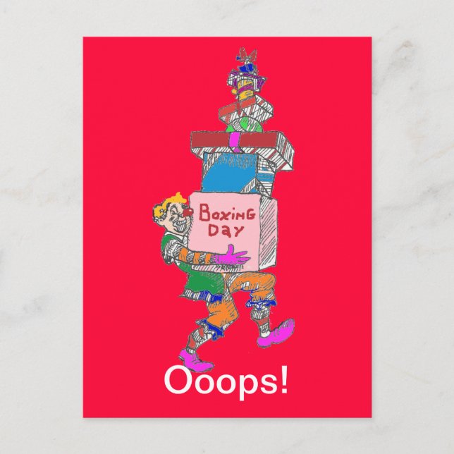 Postales del Día de Boxeo (Anverso)