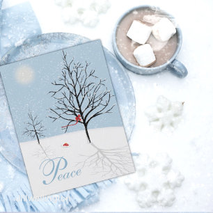 Postales del Día de los Navidades Forestales Encan