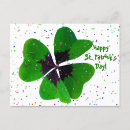 Postales del Día de Shamrock Confetti St. Patrick